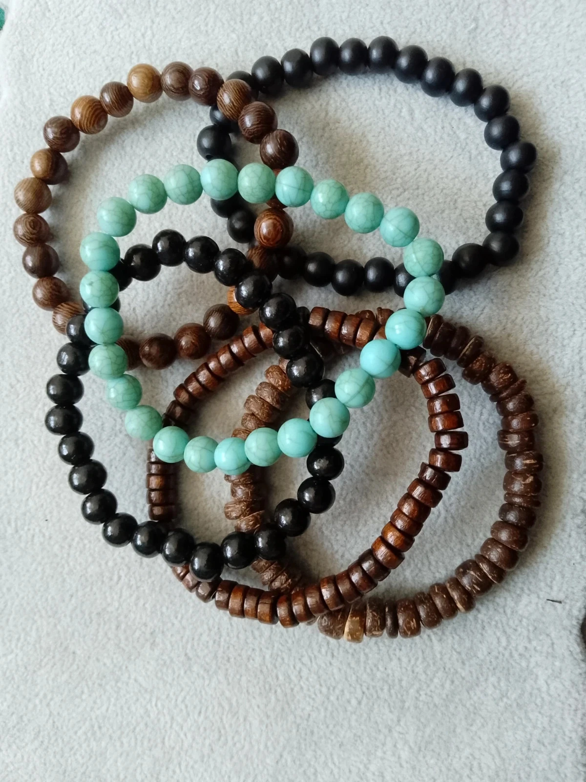 Conjunto de 6 pulseiras para homens – photo 4